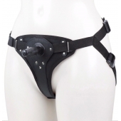 Женские трусики для фиксации насадки плугом с вагинальной пробкой - LOVETOY (А-Полимер) - купить с доставкой в Магнитогорске