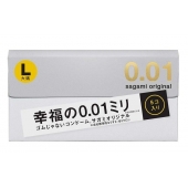 Презервативы Sagami Original 0.02 L-size увеличенного размера - 5 шт. - Sagami - купить с доставкой в Магнитогорске
