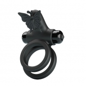 Черное эрекционное виброкольцо Passionate Ring IX - Baile - в Магнитогорске купить с доставкой