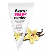 Съедобное согревающее массажное масло Love Me Tender Vanilla с ароматом ванили - 10 мл. - Love to Love - купить с доставкой в Магнитогорске