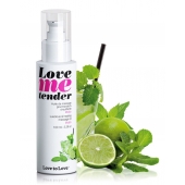 Съедобное согревающее массажное масло Love Me Tender Mojito с ароматом мохито - 100 мл. - Love to Love - купить с доставкой в Магнитогорске