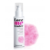 Съедобное согревающее массажное масло Love Me Tender Cotton Candy с ароматом сладкой ваты - 100 мл. - Love to Love - купить с доставкой в Магнитогорске