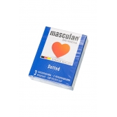 Презервативы с пупырышками Masculan Dotted - 3 шт. - Masculan - купить с доставкой в Магнитогорске