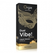 Съедобный гель Dual Vibe Pina Colada с эффектом вибрации и вкусом коктейля пина колада - 15 мл. - ORGIE - купить с доставкой в Магнитогорске