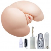 Вибрирующий мастурбатор-попка с ротацией и пультом управления - Baile - в Магнитогорске купить с доставкой