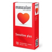 Презервативы Masculan Sensitive plus - 10 шт. - Masculan - купить с доставкой в Магнитогорске