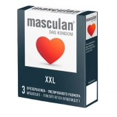 Презервативы увеличенного размера Masculan XXL - 3 шт. - Masculan - купить с доставкой в Магнитогорске