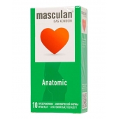 Презервативы анатомической формы Masculan Anatomic - 10 шт. - Masculan - купить с доставкой в Магнитогорске