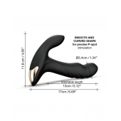 Черный вибромассажер простаты Multi P-Joy с 3 моторами - Dorcel - в Магнитогорске купить с доставкой
