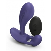 Темно-синий вибромассажер Witty P G Vibrator with Remote Control - Love to Love - в Магнитогорске купить с доставкой