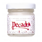 Массажная свеча Caramel   Popcorn - 35 мл. - Pecado - купить с доставкой в Магнитогорске