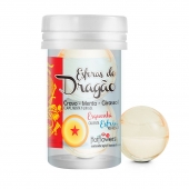 Интимный гель Esferas do Dragao Hot Ball с охлаждающе-разогревающим эффектом (2 шарика по 3 гр.) - HotFlowers - купить с доставкой в Магнитогорске