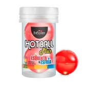 Лубрикант на масляной основе Hot Ball Plus с охлаждающе-разогревающим эффектом (2 шарика по 3 гр.) - HotFlowers - купить с доставкой в Магнитогорске