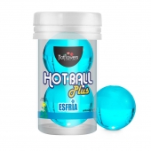 Лубрикант на масляной основе Hot Ball Plus с охлаждающим эффектом (2 шарика по 3 гр.) - HotFlowers - купить с доставкой в Магнитогорске