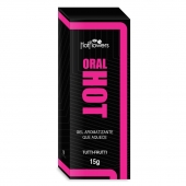 Гель для оральных ласк Oral Hot с согревающим эффектом - 15 гр. - HotFlowers - купить с доставкой в Магнитогорске