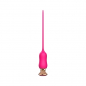 Розовый тонкий стимулятор Nipple Vibrator - 23 см. - I-MOON - купить с доставкой в Магнитогорске