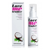 Съедобное согревающее массажное масло Love Me Tender Cocos с ароматом кокоса - 100 мл. - Love to Love - купить с доставкой в Магнитогорске