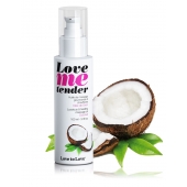 Съедобное согревающее массажное масло Love Me Tender Cocos с ароматом кокоса - 100 мл. - Love to Love - купить с доставкой в Магнитогорске
