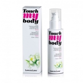 Силиконовый лубрикант 2-в-1 Touch My Body с ароматом моной - 100 мл. - Love to Love - купить с доставкой в Магнитогорске