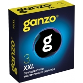 Презервативы увеличенного размера Ganzo XXL - 3 шт. - Ganzo - купить с доставкой в Магнитогорске