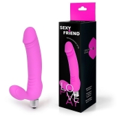 Розовый безремневой страпон Sexy Friend - 1137 - купить с доставкой в Магнитогорске