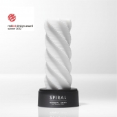 Белый 3D мастурбатор SPIRAL - Tenga - в Магнитогорске купить с доставкой