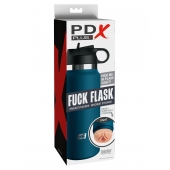 Мастурбатор-вагина в синей колбе F*ck Flask - Pipedream - в Магнитогорске купить с доставкой