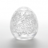 Мастурбатор-яйцо Keith Haring EGG PARTY - Tenga - в Магнитогорске купить с доставкой