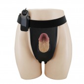 Полый вибрострапон на регулируемых трусиках Draven - 17,5 см. - Baile - купить с доставкой в Магнитогорске