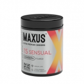 Анатомические презервативы MAXUS Sensual - 15 шт. - Maxus - купить с доставкой в Магнитогорске
