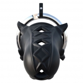 Черный замок верности Extreme Silicone Cock Blocker - Pipedream - купить с доставкой в Магнитогорске