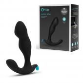 Черный утяжеленный анальный стимулятор Rocker Plug - 12 см. - b-Vibe - в Магнитогорске купить с доставкой