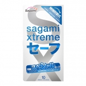 Презервативы Sagami Xtreme Ultrasafe с двойным количеством смазки - 10 шт. - Sagami - купить с доставкой в Магнитогорске