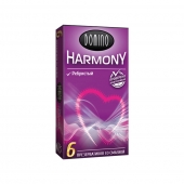 Презервативы с рёбрышками Domino Harmony - 6 шт. - Domino - купить с доставкой в Магнитогорске