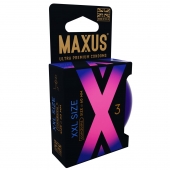 Презервативы Maxus XXL увеличенного размера - 3 шт. - Maxus - купить с доставкой в Магнитогорске