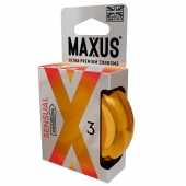Презервативы анатомической формы Maxus Sensual - 3 шт. - Maxus - купить с доставкой в Магнитогорске