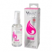 Возбуждающая силиконовая вагинальная смазка Yes Heat - 50 мл. - Sitabella - купить с доставкой в Магнитогорске