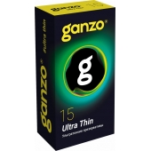 Прозрачные ультратонкие презервативы Ganzo Ultra thin - 15 шт. - Ganzo - купить с доставкой в Магнитогорске