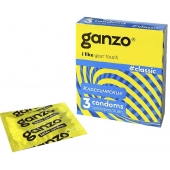 Классические презервативы с обильной смазкой Ganzo Classic - 3 шт. - Ganzo - купить с доставкой в Магнитогорске