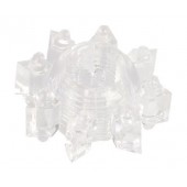 Прозрачное гелевое эрекционное кольцо-звезда - Toyfa Basic - в Магнитогорске купить с доставкой