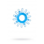 Голубая гелевая насадка с шипиками - Toyfa Basic - в Магнитогорске купить с доставкой