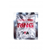 Прозрачное эрекционное кольцо с вибратором  и подхватом - Toyfa Basic - в Магнитогорске купить с доставкой