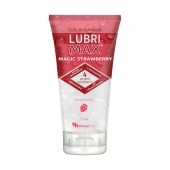 Интимный гель-смазка на водной основе Lubrimax Magic Strawberry - 75 мл. - ИнтелБИО - купить с доставкой в Магнитогорске