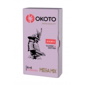 Презервативы OKOTO Mega Mix - 12 шт. - Sitabella - купить с доставкой в Магнитогорске