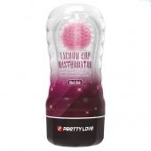 Прозрачный текстурированный мастурбатор Vacuum Cup Masturbator Black Hole - Baile - в Магнитогорске купить с доставкой