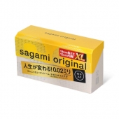 Презервативы увеличенного размера Sagami Original 0.02 XL-size - 12 шт. - Sagami - купить с доставкой в Магнитогорске