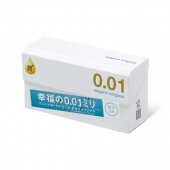 Увлажнённые презервативы Sagami Original 0.01 Extra Lub - 12 шт. - Sagami - купить с доставкой в Магнитогорске