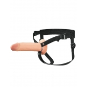 Полый страпон на ремнях 8’’ Hollow Silicone Strap-on - Pipedream - купить с доставкой в Магнитогорске