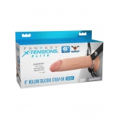 Полый страпон на ремнях 6’’ Hollow Silicone Strap-on - Pipedream - купить с доставкой в Магнитогорске