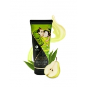 Массажный крем для тела с ароматом груши и зелёного чая Pear   Exotic Green Tea - 200 мл. - Shunga - купить с доставкой в Магнитогорске